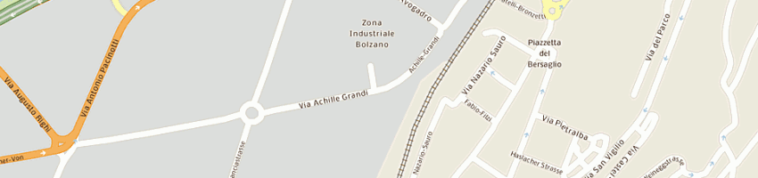 Mappa della impresa autoindustriale srl a BOLZANO