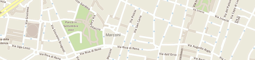 Mappa della impresa camera chiara di nadalini luciano e c snc a BOLOGNA