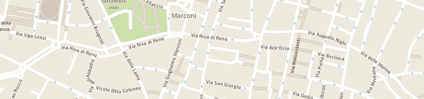 Mappa della impresa rossella santacroce di orsucci rossella a BOLOGNA