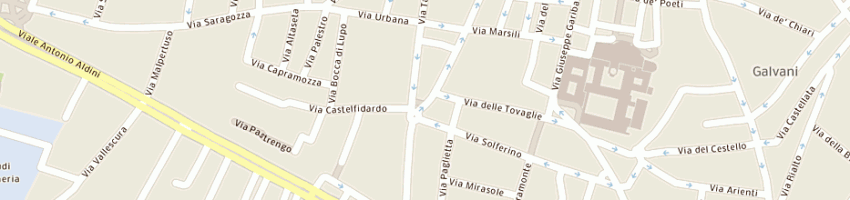 Mappa della impresa logos srl a BOLOGNA