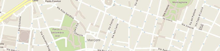 Mappa della impresa associazione nazionale di amicizia italia- cuba di bologna a BOLOGNA
