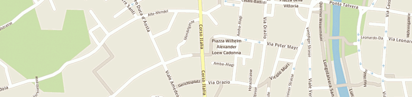 Mappa della impresa aci automobile club di bolzano a BOLZANO
