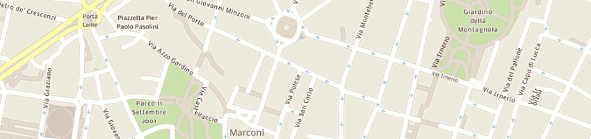 Mappa della impresa centro auser bo a BOLOGNA