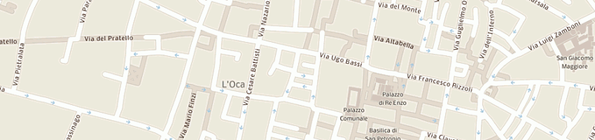 Mappa della impresa piersanti piergiuseppe a BOLOGNA