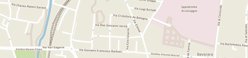 Mappa della impresa budini pietro a BOLOGNA