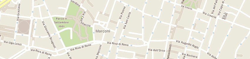 Mappa della impresa nicoli antonio a BOLOGNA
