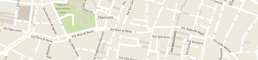 Mappa della impresa studio zero di gazzotti e pazzaglia snc a BOLOGNA