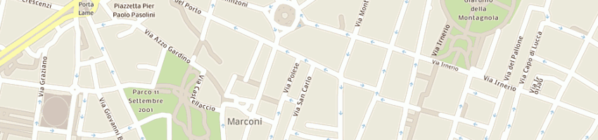 Mappa della impresa borello barbara a BOLOGNA