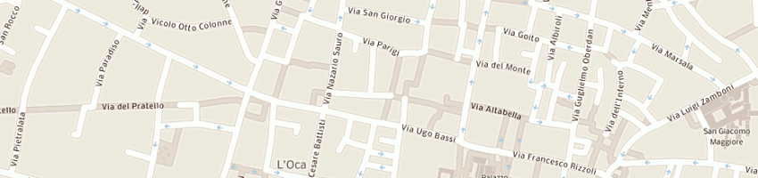 Mappa della impresa albergo palace hotel a BOLOGNA