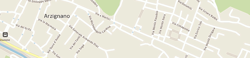 Mappa della impresa banca di roma spa a ARZIGNANO