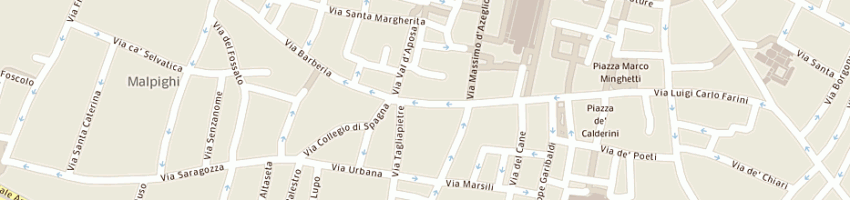 Mappa della impresa novarin massimo a BOLOGNA