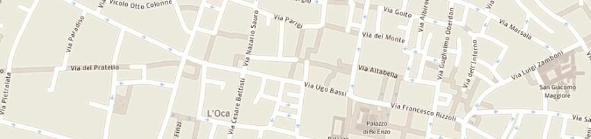 Mappa della impresa intermedia di monari andrea a BOLOGNA