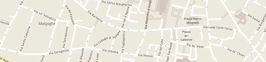 Mappa della impresa siviero katia a BOLOGNA