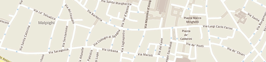 Mappa della impresa artese giuseppe a BOLOGNA