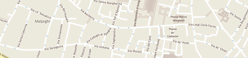 Mappa della impresa ristorante da cesari a BOLOGNA