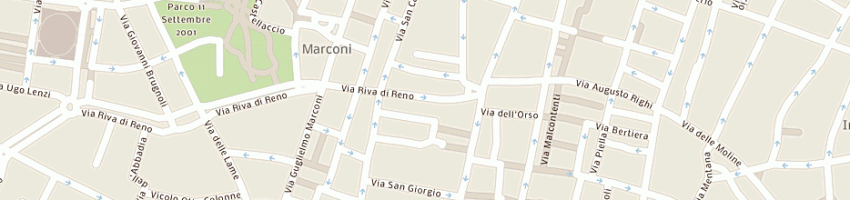 Mappa della impresa istituto di cura e riposo giovanni xxiii a BOLOGNA