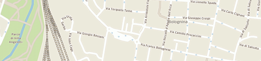 Mappa della impresa bacega giampiero a BOLOGNA
