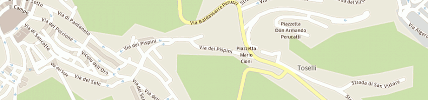 Mappa della impresa asilo di beneficenza butini bourke a SIENA