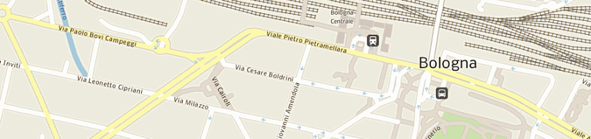 Mappa della impresa studios sas di paola faini e c a BOLOGNA