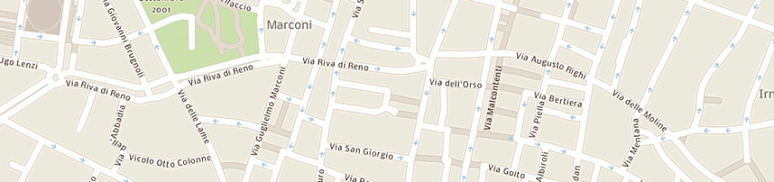 Mappa della impresa chrysos gioielli di orsi s - motta v e rossi r snc a BOLOGNA