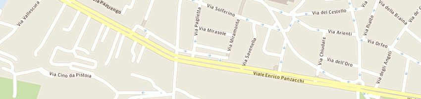 Mappa della impresa osteria le mura srl a BOLOGNA