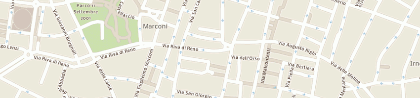 Mappa della impresa aries sas di elisa niccoli a BOLOGNA