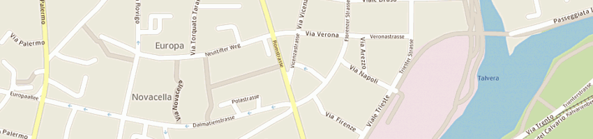 Mappa della impresa malatesta nella a BOLZANO