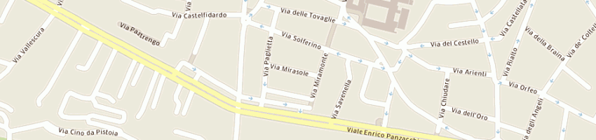 Mappa della impresa post scriptum di zanasi a BOLOGNA