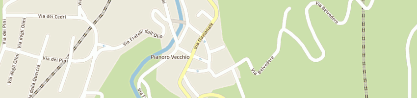 Mappa della impresa successori sabbattini r ,- panetteria pasticceria di rocca consilia e c - sas a PIANORO