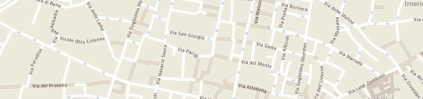 Mappa della impresa immobiliare san petronio di tiziana gamberini a BOLOGNA