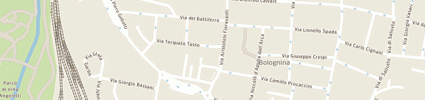 Mappa della impresa baroni cinzia a BOLOGNA