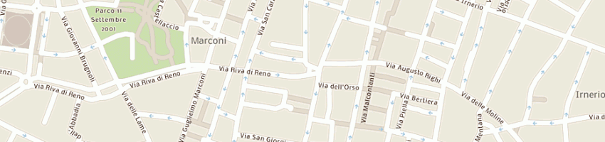 Mappa della impresa asia associazione spazio interiore e ambiente a BOLOGNA