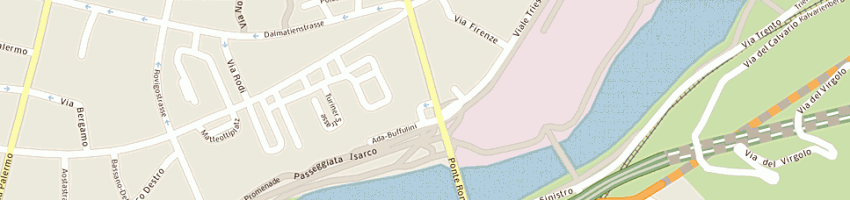 Mappa della impresa esercizi riuniti snc di vinante a e c ohg a BOLZANO