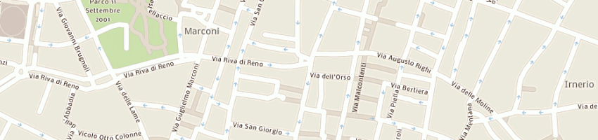 Mappa della impresa acme ristorazione srl a BOLOGNA