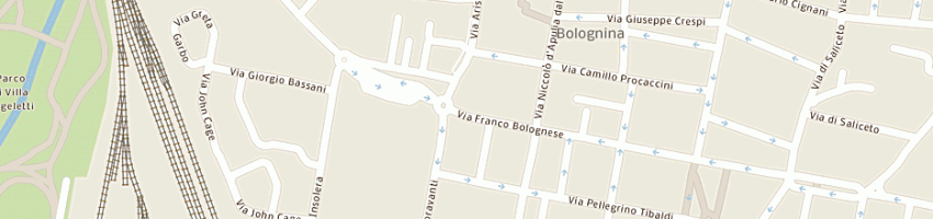 Mappa della impresa pizzeria dasporto de cicco bruno a BOLOGNA