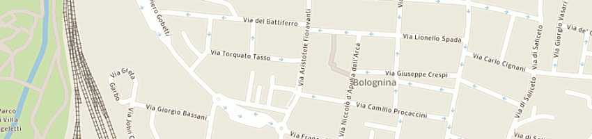 Mappa della impresa saguatti salvatore a BOLOGNA