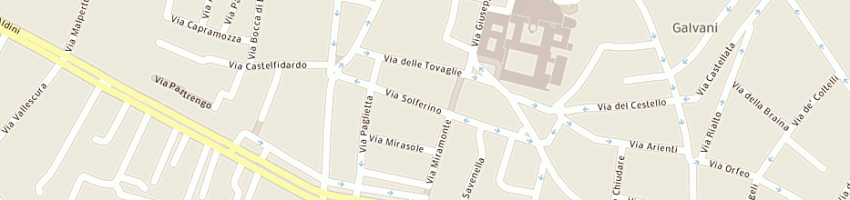 Mappa della impresa ucid a BOLOGNA