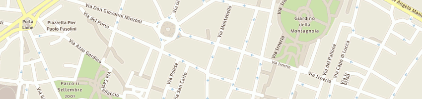 Mappa della impresa sos computer di ravenna francesco a BOLOGNA