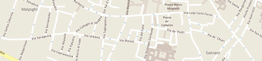 Mappa della impresa auto officina morandi srl a BOLOGNA