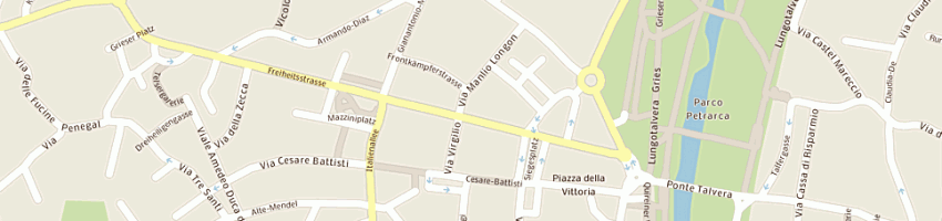 Mappa della impresa farmacia ferrari a BOLZANO