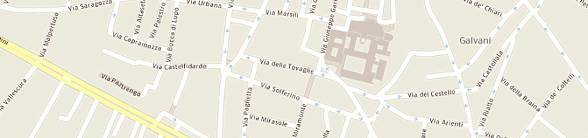 Mappa della impresa piazzi luciano a BOLOGNA