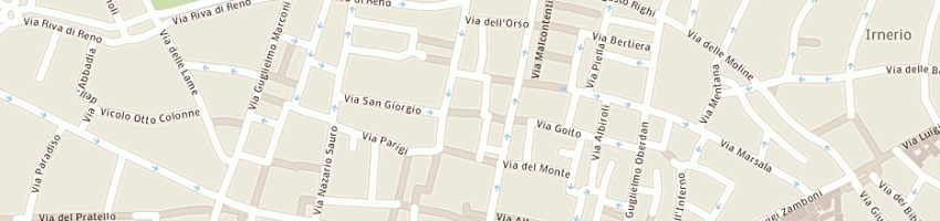 Mappa della impresa albergo minerva a BOLOGNA