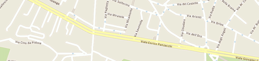 Mappa della impresa prati costruzioni edili srl a BOLOGNA