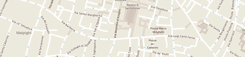Mappa della impresa monari maria graziella a BOLOGNA