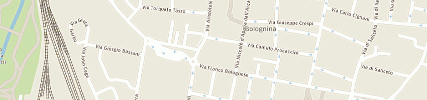 Mappa della impresa associazione culturale ricreativa il maggiolino a BOLOGNA