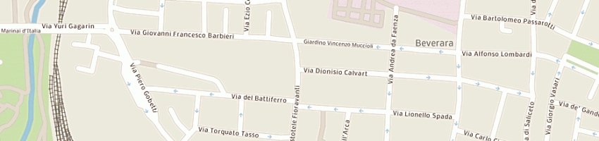 Mappa della impresa euro star sas di giainis antonio e c a BOLOGNA