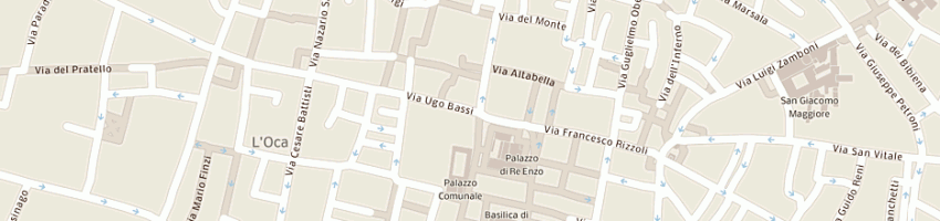Mappa della impresa bar montecarlo snc di vigorita katia e c a BOLOGNA