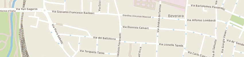 Mappa della impresa panificio morselli di morselli sergio e c snc a BOLOGNA