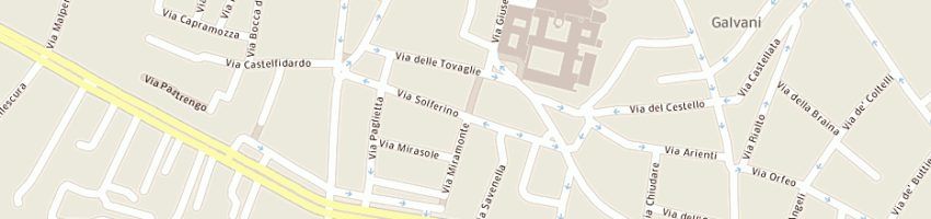 Mappa della impresa sacchetti stefano a BOLOGNA