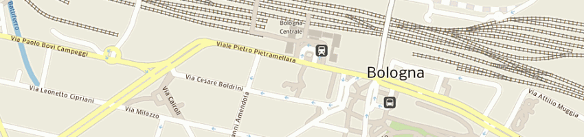Mappa della impresa albergo starhotel alexander a BOLOGNA